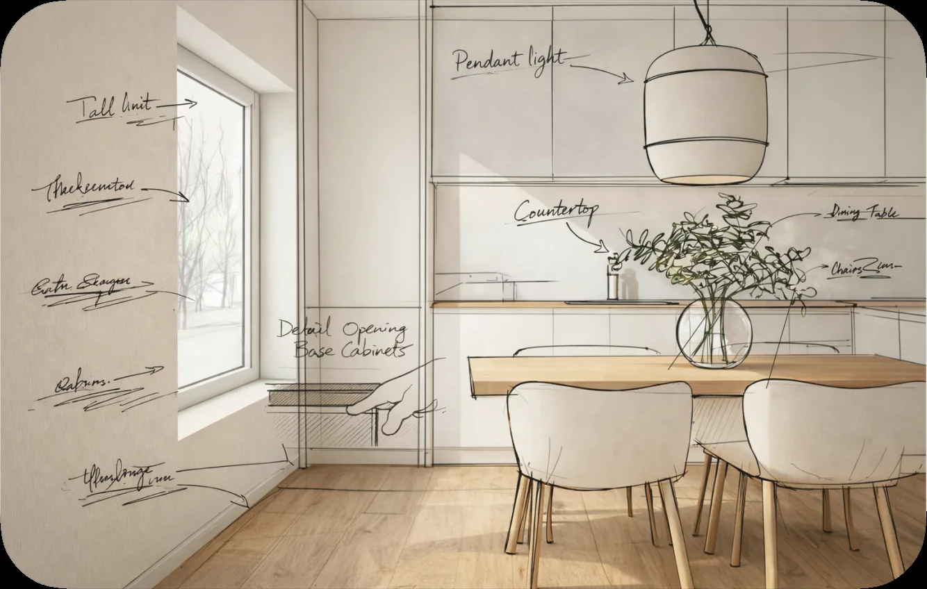 Zadání a analýza – vizualizace interiéru