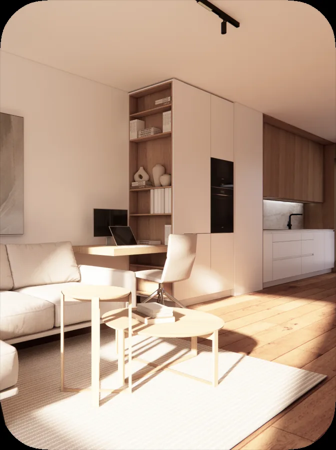 Byt 3kk – ložnicový kout